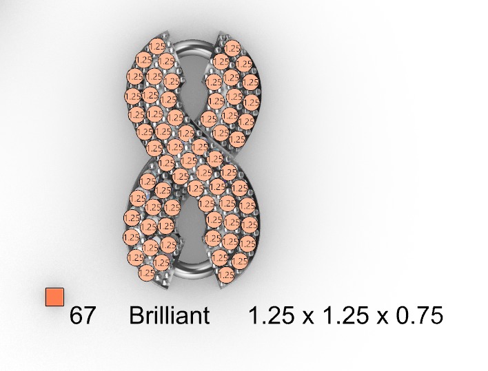 clover hiphop bracelet 3D print model_7