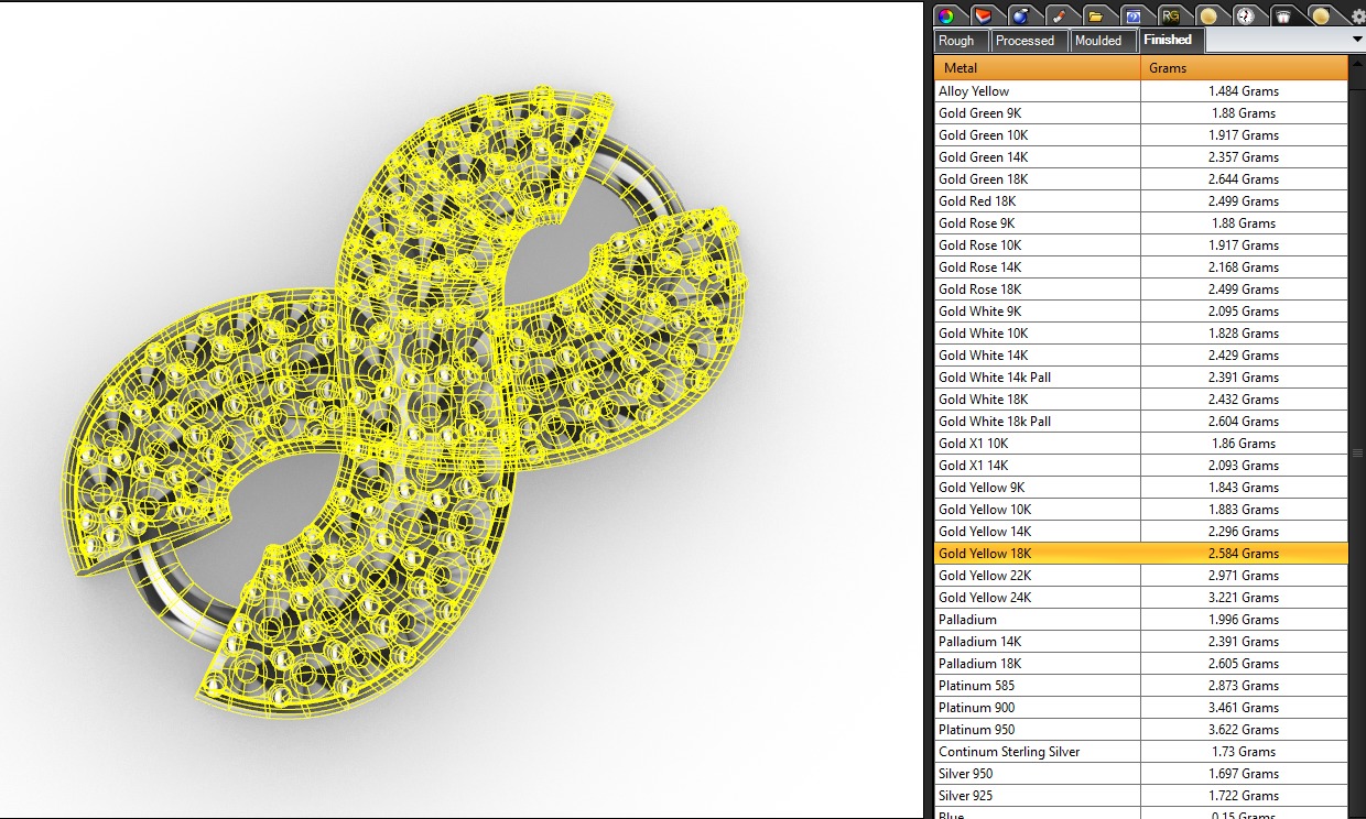 clover hiphop bracelet 3D print model_15