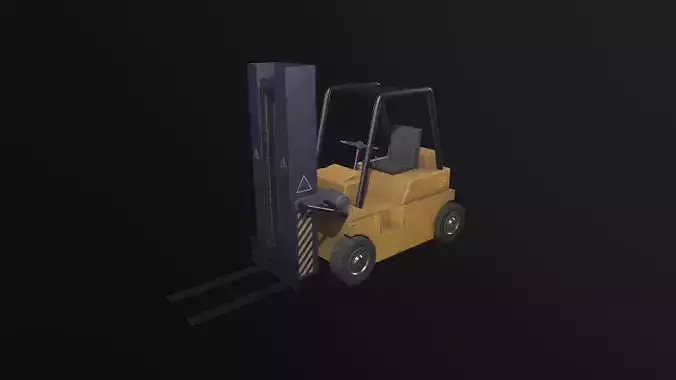 Low poly forklift