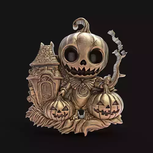 Evil Hallowen Pumpkin