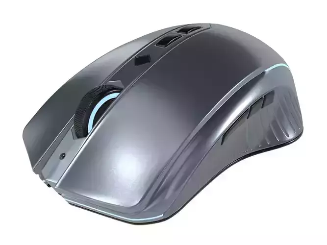 Computer Mouse 033 Low-poly 3D model