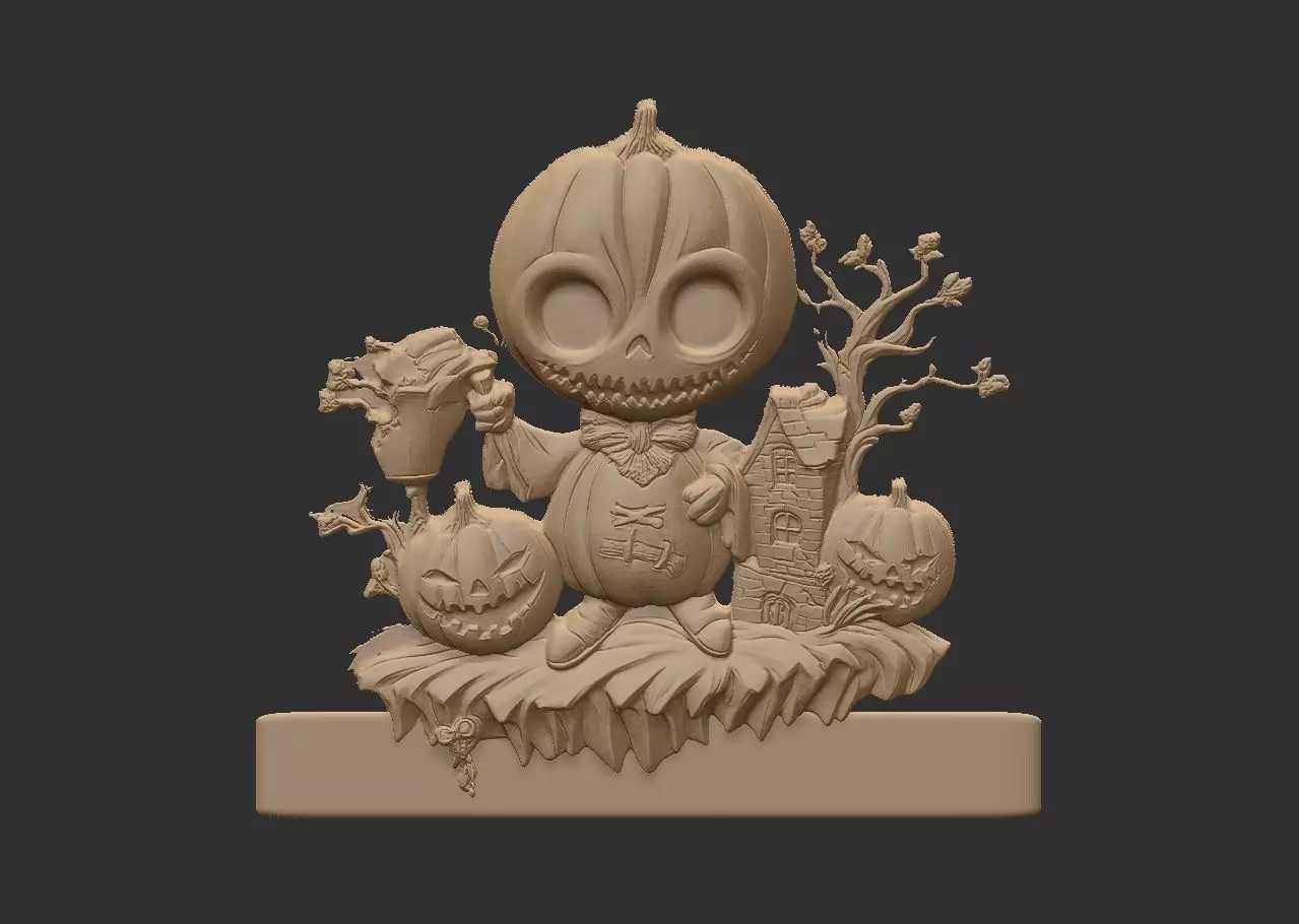 pumpkin hallowen 3D print model