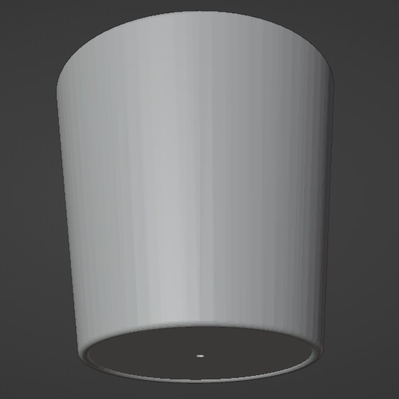 Flowerpot 3D print model_4