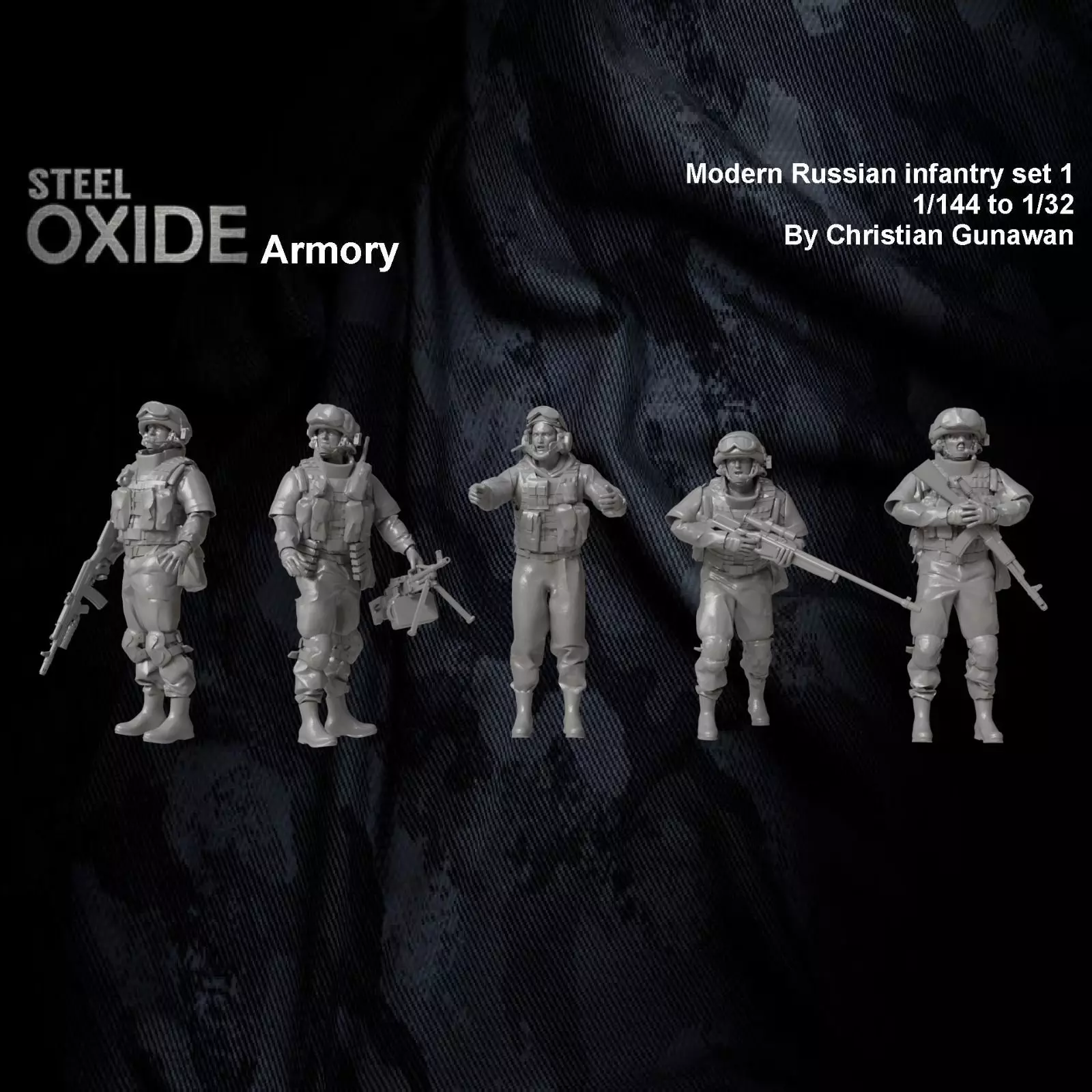 Modern Russian infantry set 1 3D print model