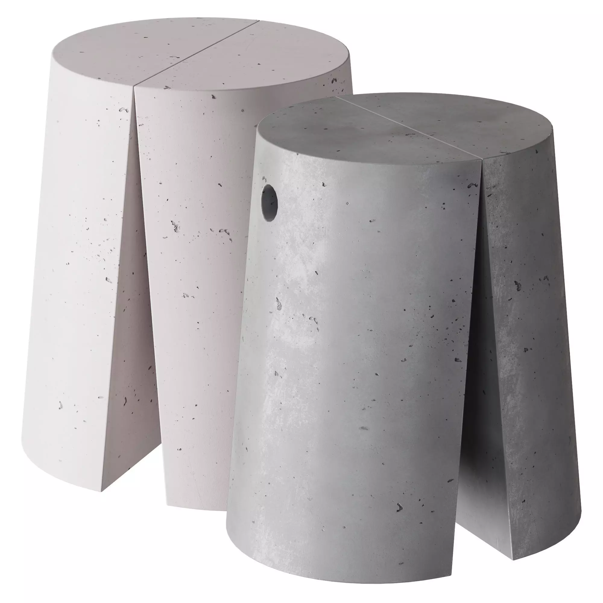 Forma Cemento VARCO Stool 3D model