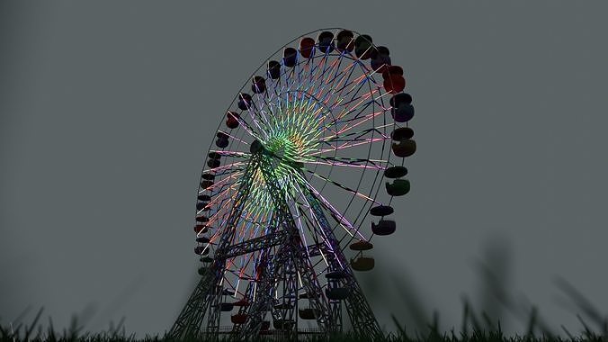 The Ferris Wheel - Blender 3D model