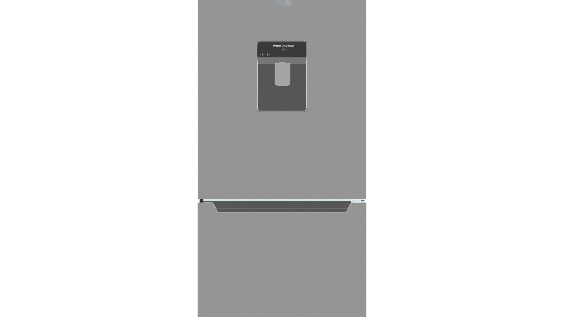 3D Frost-Free Refrigerator Model for Kitchen Appliance Projects Low-poly 3D model_1