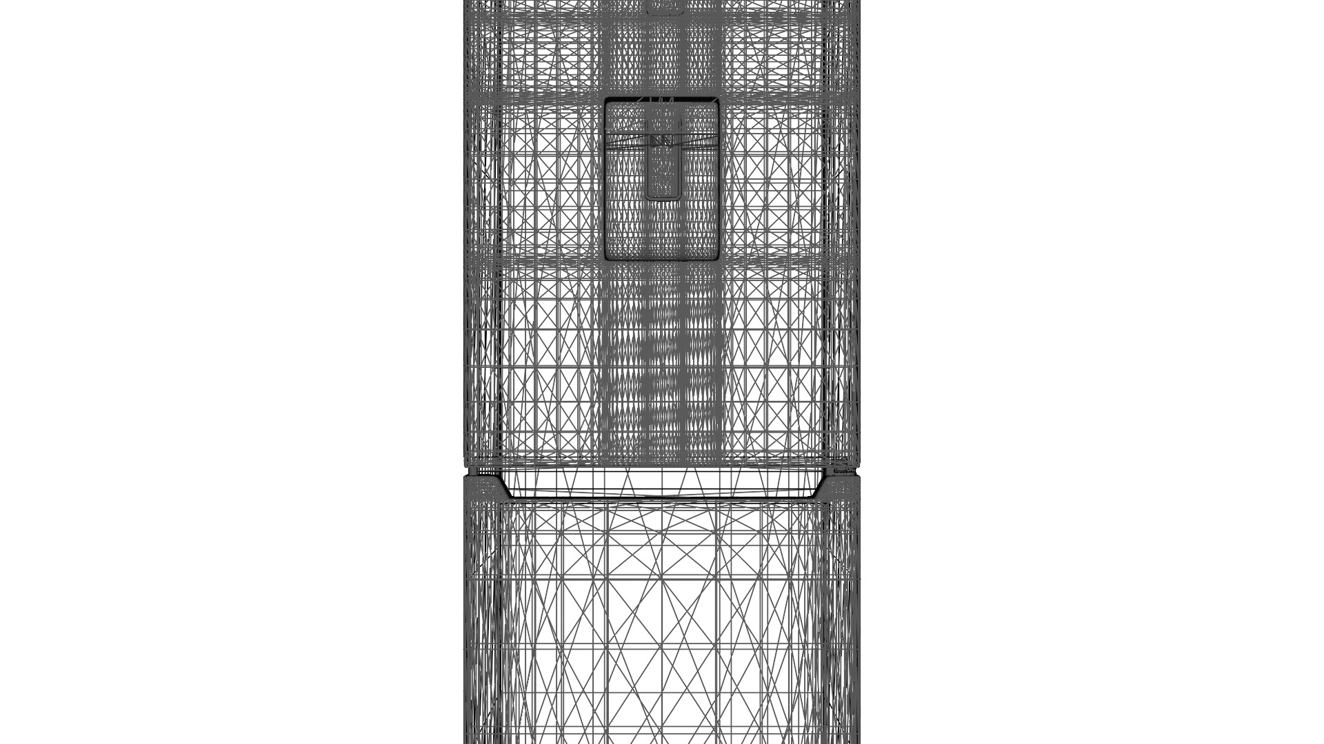3D Frost-Free Refrigerator Model for Kitchen Appliance Projects Low-poly 3D model_2