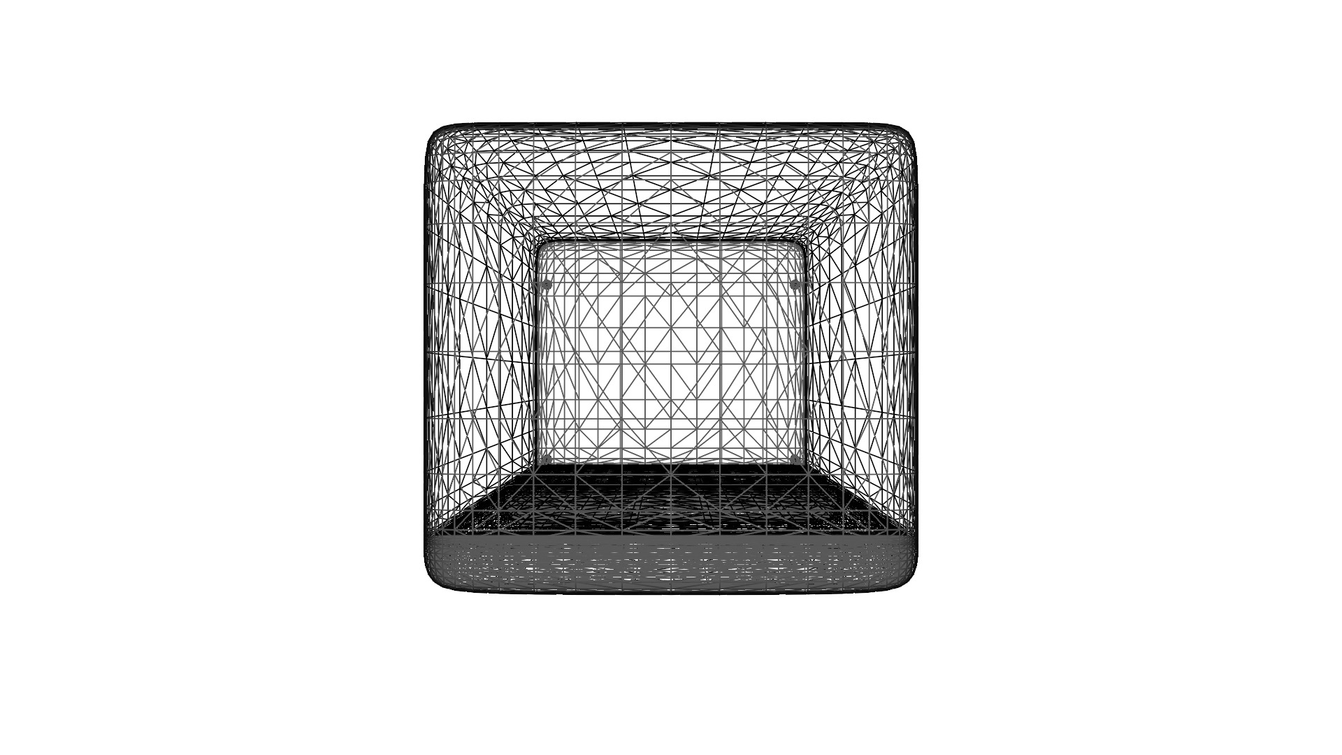 Combi Refrigerator with Direct Cooling 300L for Home and Kitchen Low-poly 3D model_18