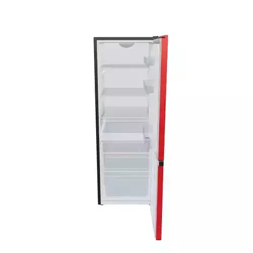 Realistic Bottom Mount Refrigerator 3D Model for Kitchens