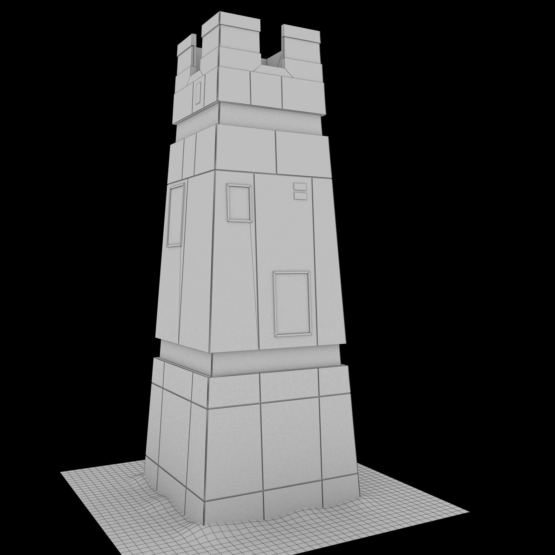 Mos Eisley Buildings 3D model_52