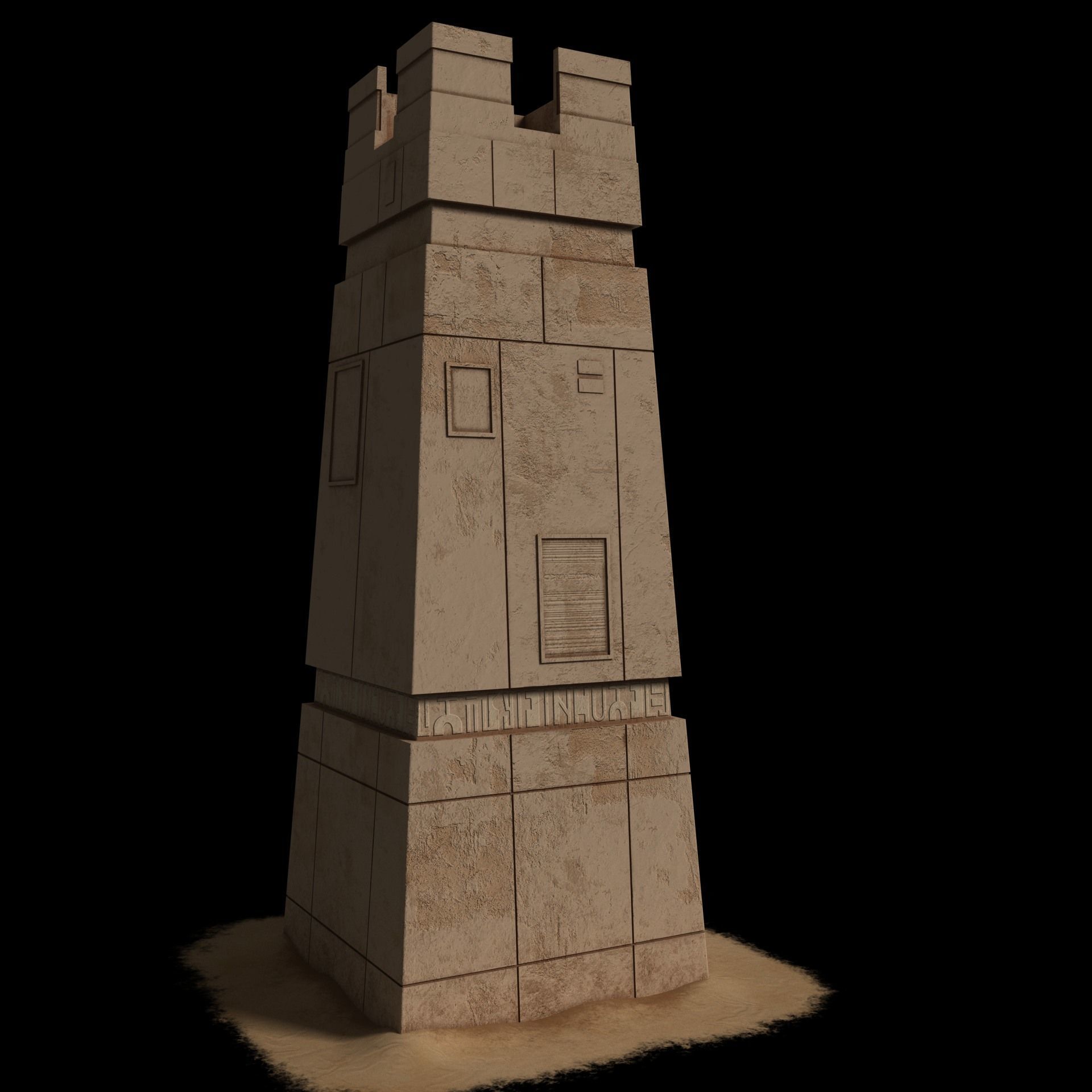 Mos Eisley Buildings 3D model_51