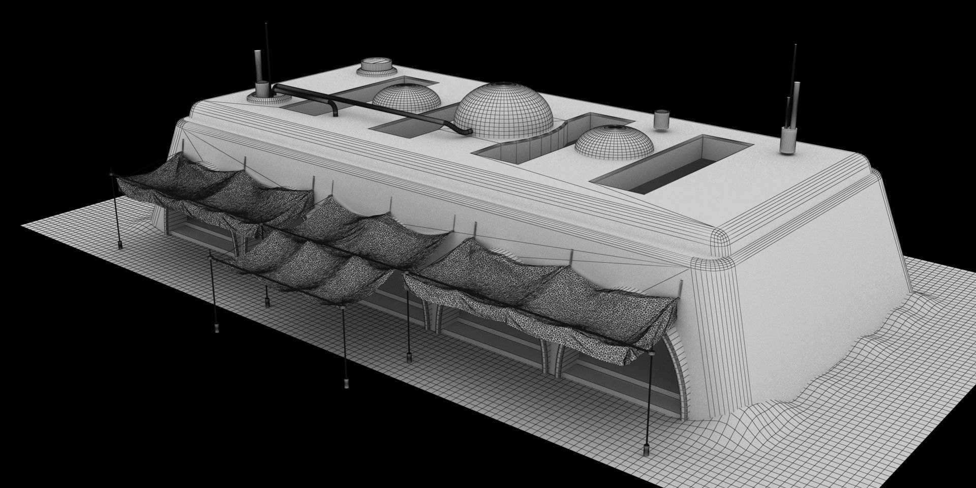 Mos Eisley Buildings 3D model_29
