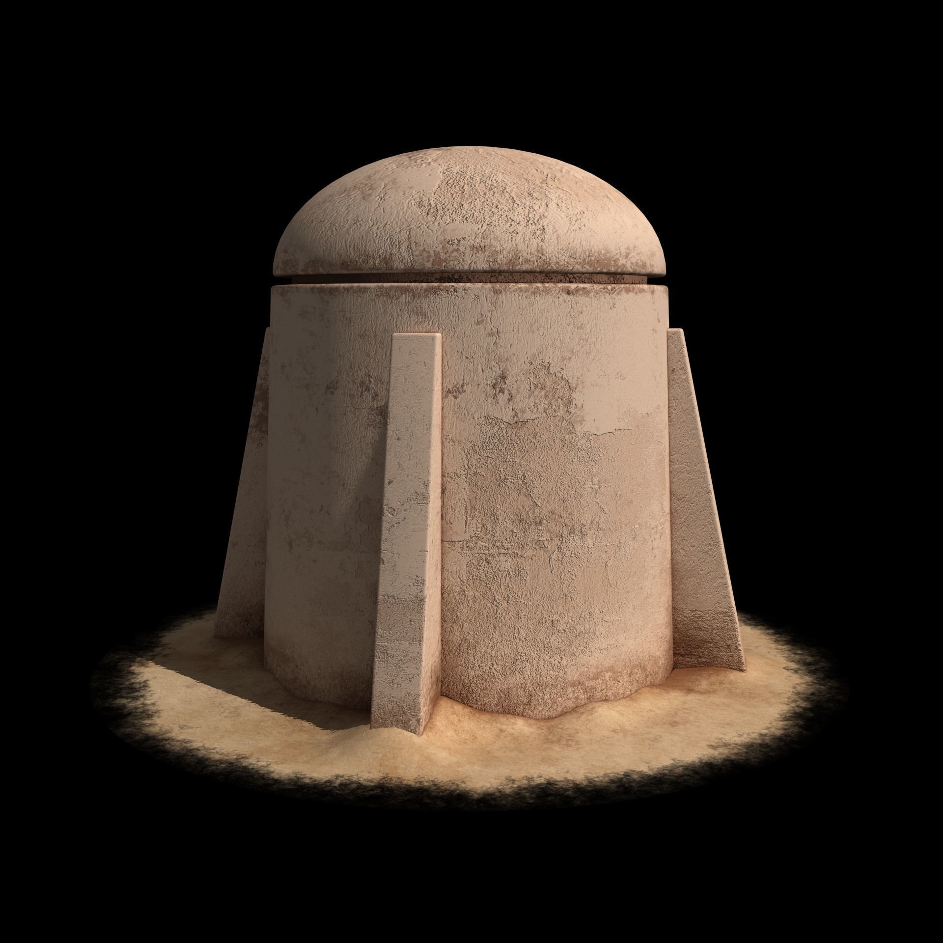 Mos Eisley Buildings 3D model_13