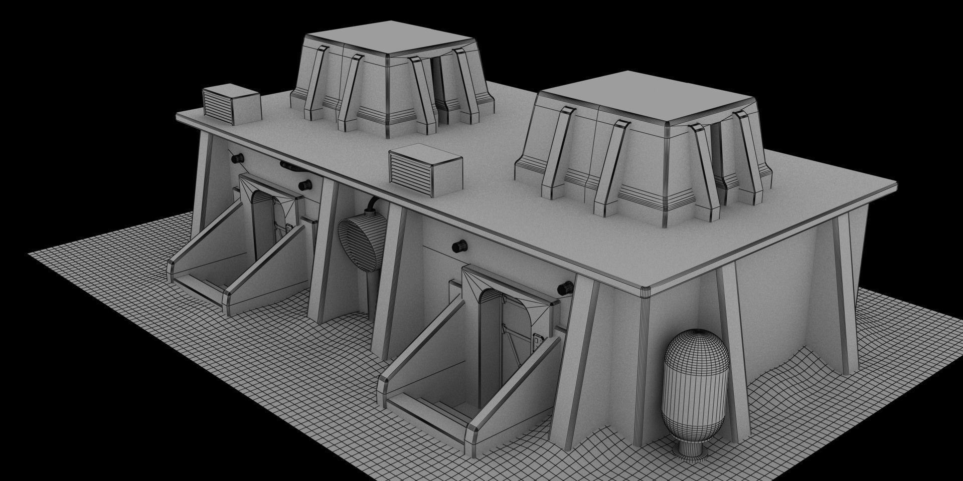 Mos Eisley Buildings 3D model_50