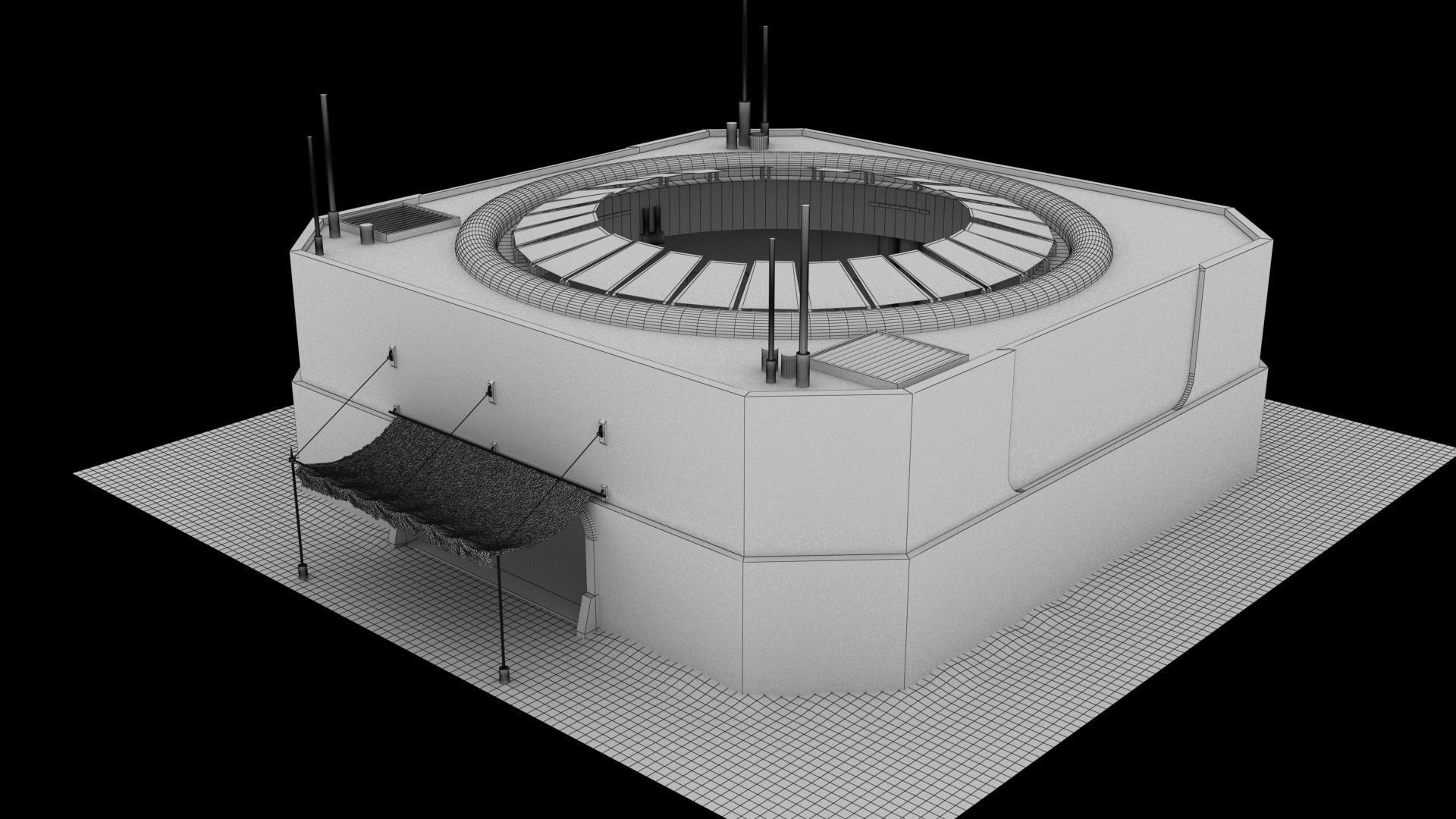 Mos Eisley Buildings 3D model_27