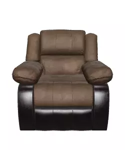 3D Reclinable Single-Seat Bicolor Sofa Low-poly 3D model