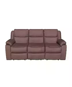 Reclinable 3-Seater Microfibre Sofa - Home Interior Furniture