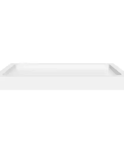 Modern Acrylic Receptacle with Adjustable Drain Low-poly 3D model
