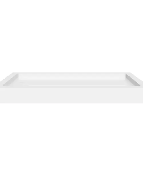 Modern Acrylic Receptacle with Adjustable Drain Low-poly 3D model_0