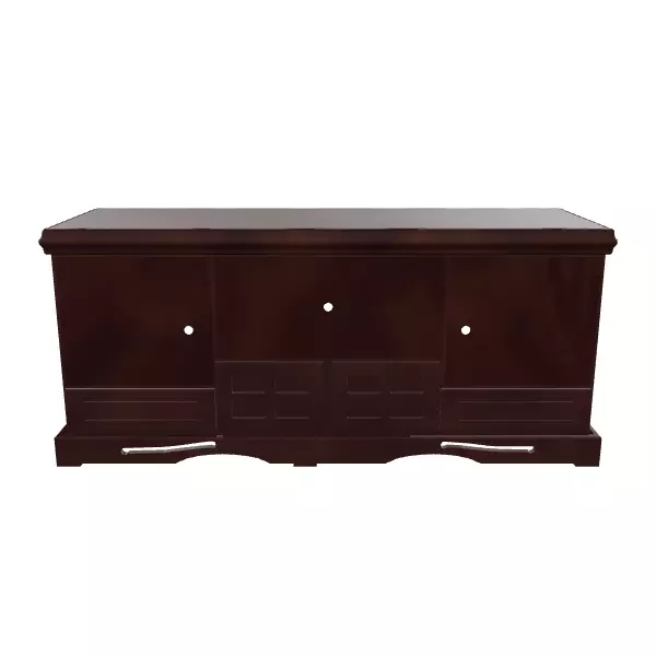 Modern Two-Drawer Cabinet - 3D Furniture Model Low-poly 3D model_0