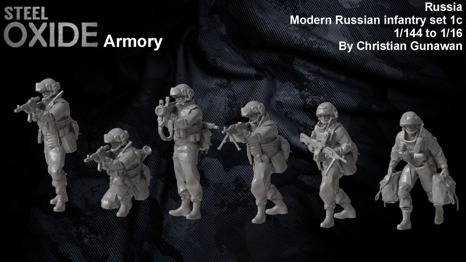 Modern Russian infantry set 1c 3D print model_1