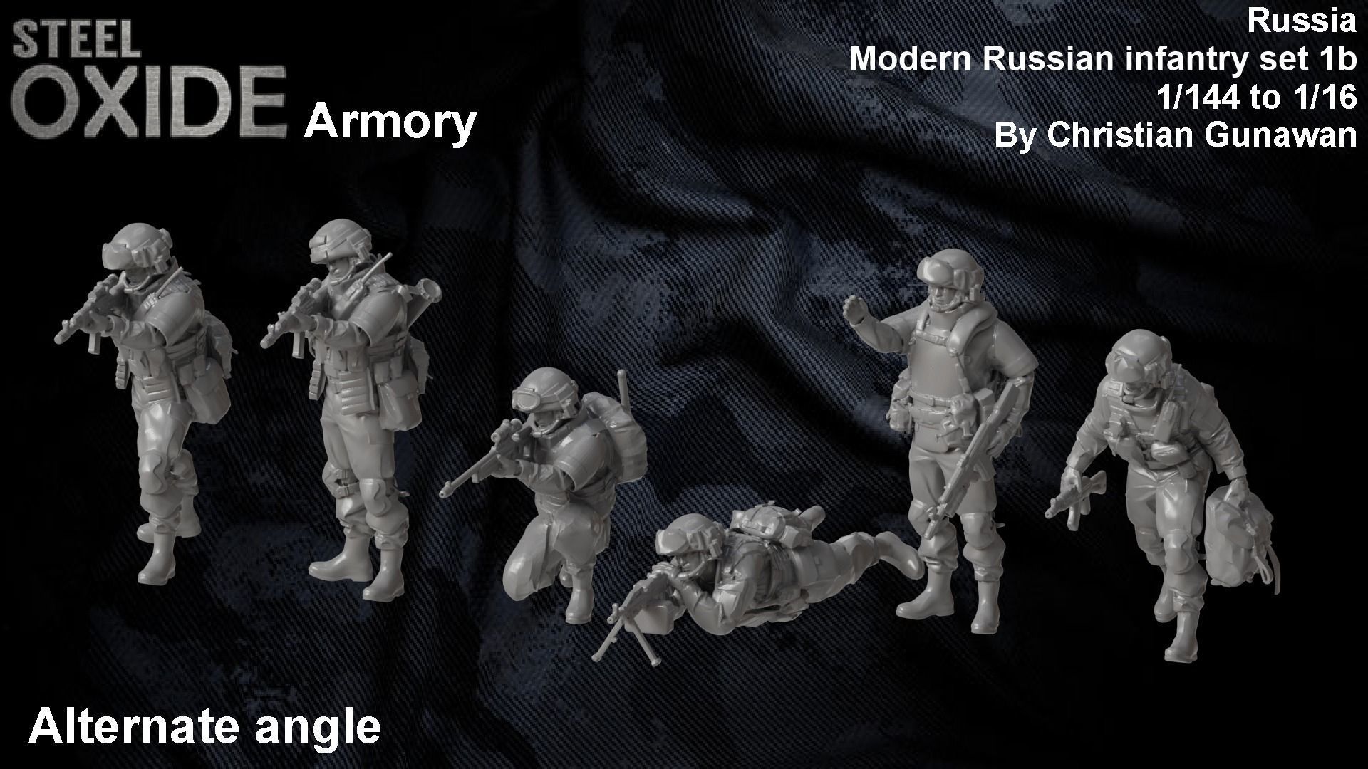 Modern Russian infantry set 1c 3D print model_3