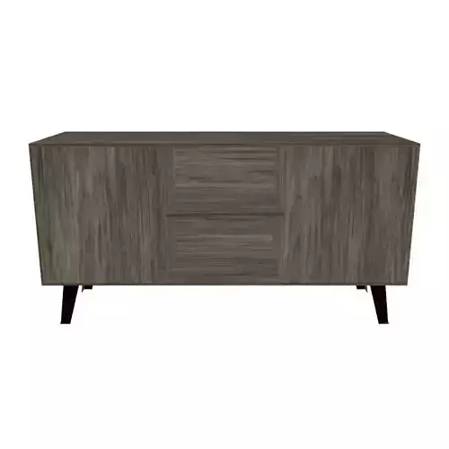 Versatile Rack Cabinet 3D Model for Interior Design