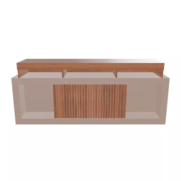 3D Rack Model for Home and Office Low-poly 3D model_0