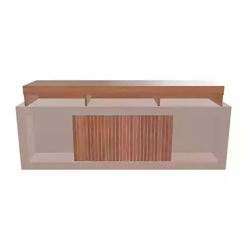 3D Rack Model for Home and Office Low-poly 3D model