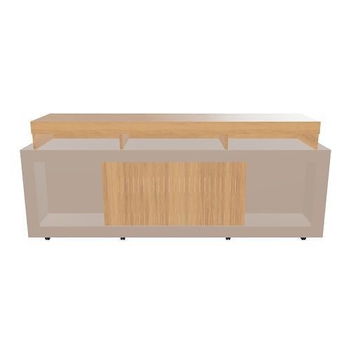 Versatile Storage Cabinet 3D Model - Ideal for Any Room Low-poly 3D model