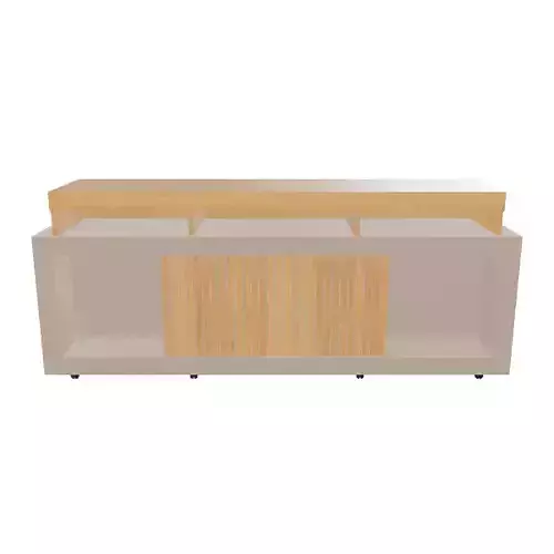 Versatile Storage Cabinet 3D Model - Ideal for Any Room