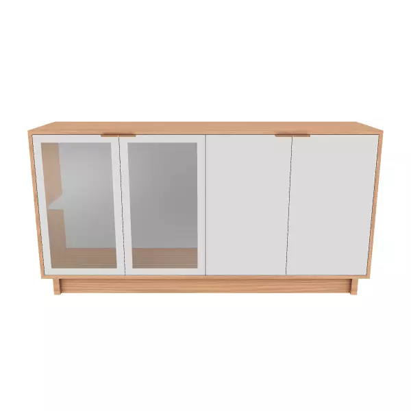 3D Model Rack Cabinet for Home and Office Storage Low-poly 3D model_0