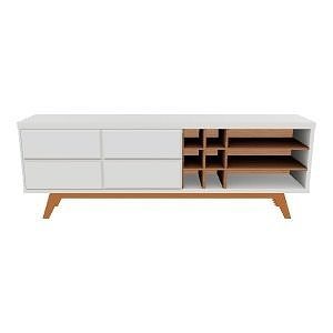 Versatile Rack Cabinet 3D Model for Interior Design Low-poly 3D model