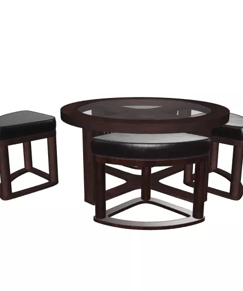 Modern Stylish Table 3D Model for Interior Design Low-poly 3D model_0