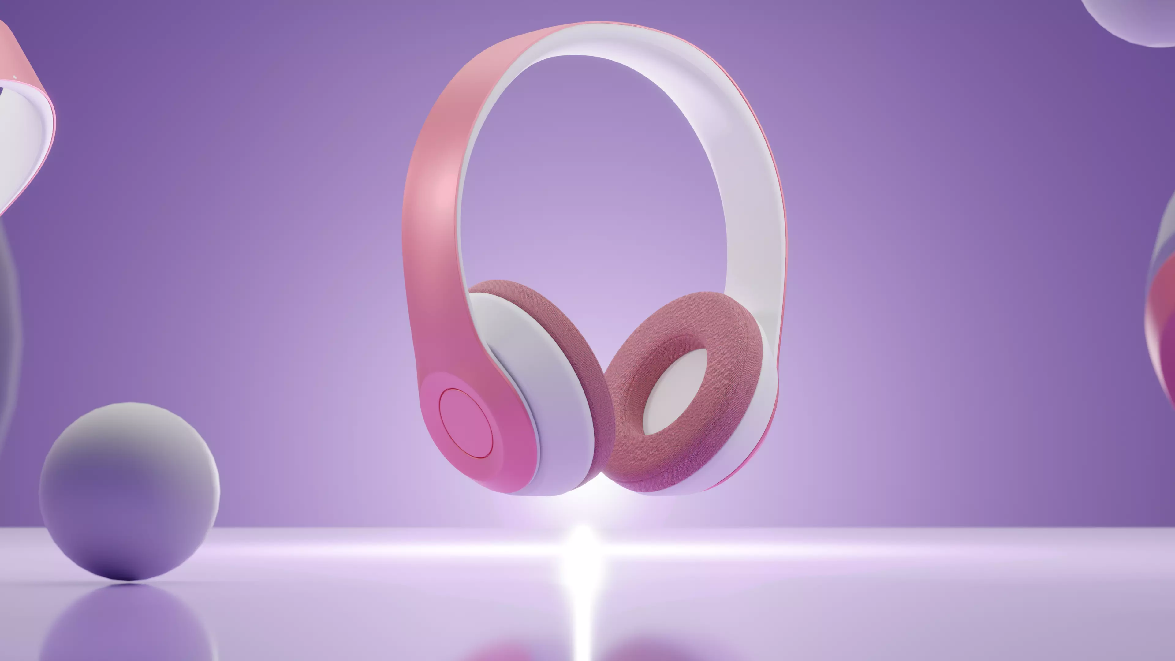 Headphones 3D model_0