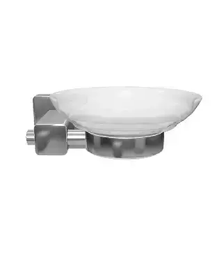 Chrome Soap Holder - Modern Bathroom Accessory Low-poly 3D model