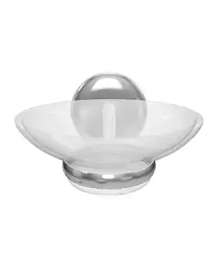 Chrome Soap Holder 3D Model for Bathroom Design