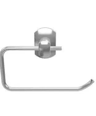 Chrome-Plated Brass Toilet Paper Holder - Bathroom Furniture 3D Model