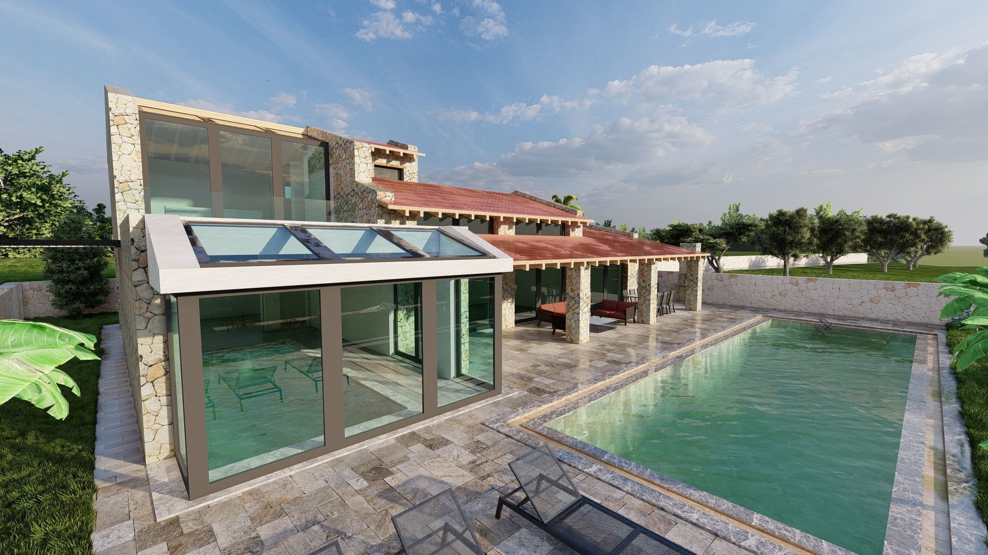 STONE FARM Villa 3D model_7