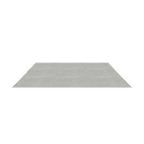 Matte Silver Porcelain Tile 60x60 3D Model Low-poly 3D model