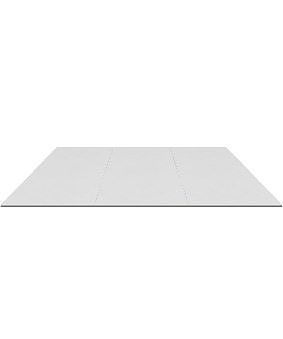 Polished White Travertine Floor Tile 60x60 3D Model Low-poly 3D model