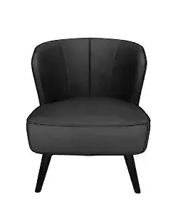 Elegant Gray Armchair 3D Model for Living Spaces