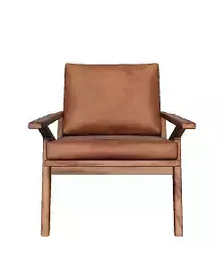 Modern Caramel Armchair 3D Model