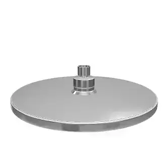 Round Shower Plate 3D Model for Interior Design and Bathroom Projects
