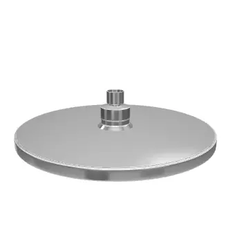 Round Shower Plate 3D Model for Interior Design and Bathroom ... Low-poly 3D model_0