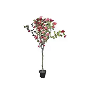 Realistic 128 cm Artificial Bouganvillea Plant 3D Model