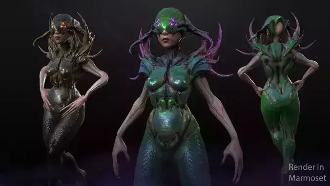 Demoness Queen - Game Ready