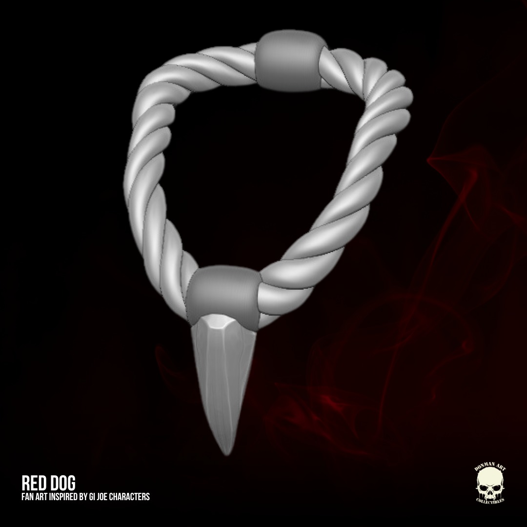 Red Dog GI Joe Fan Art 3D printable File For Action Figures 3D print model_4