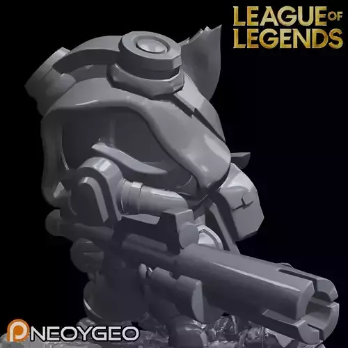 OMEGA SQUAD TEEMO - LEAGUE OF LEGENDS 3D print model